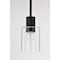 Nuvo Clarksville - 5 Inch Mini Pendant - Matte Black with Clear Glass 60/8064 - alternate 3